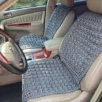 Накидка для автосидінь з шнура поліефірного в'язаного без наповнювача 4-5-мм сірого