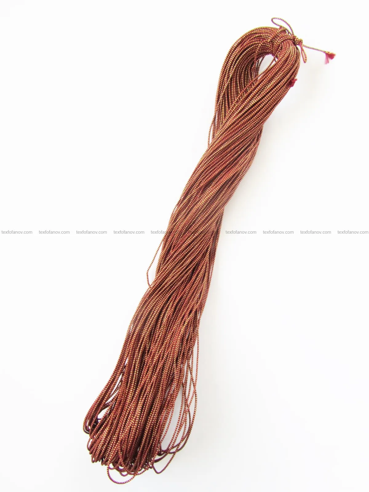 Шнур тонкий кольоровий поліпропілен/ з наповнювачем/ без наповнювача з люрексом золото/ срібло 1-1.5-2-2.5мм - Зображення 3