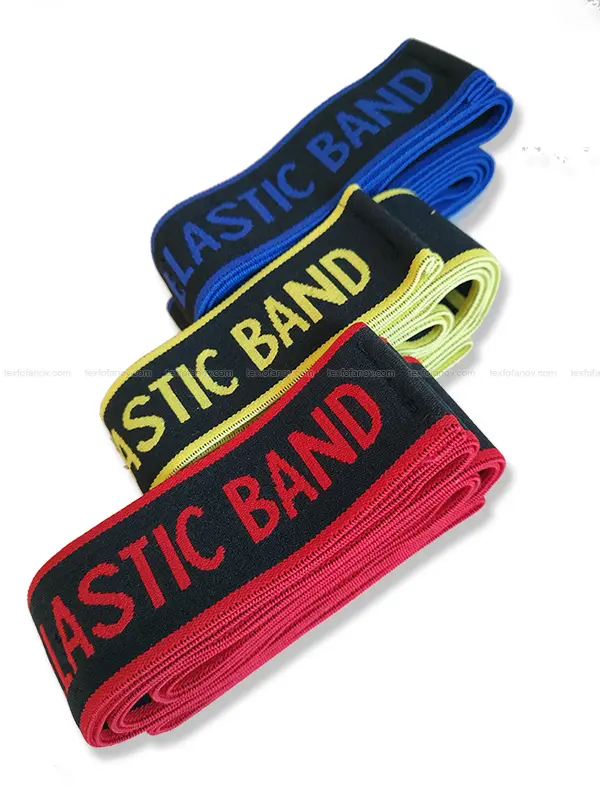 Stretching expander rubber with loops for fitness elastic band 4 x 85 cm