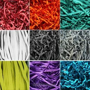 Flat braided elastic band