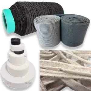 Elastic is flat knitted
