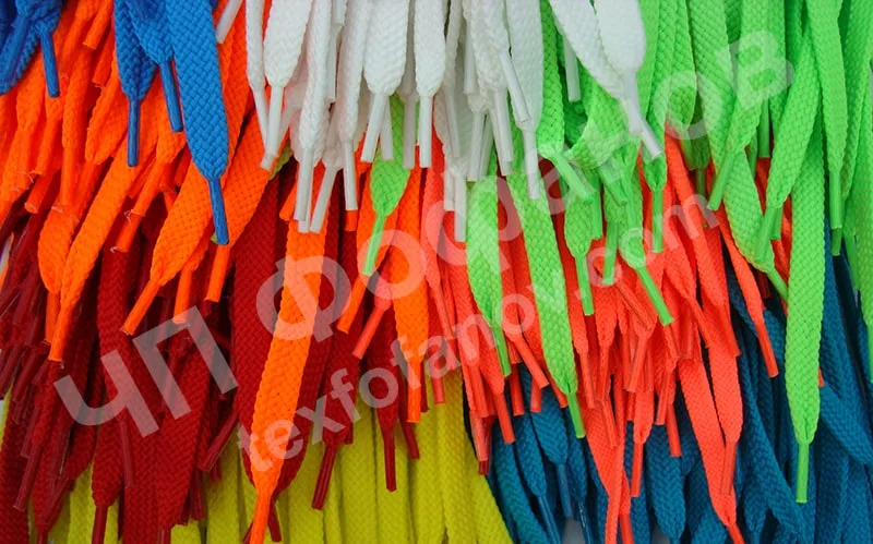 Flat colored shoelaces 50 - 230 cm - Image 3