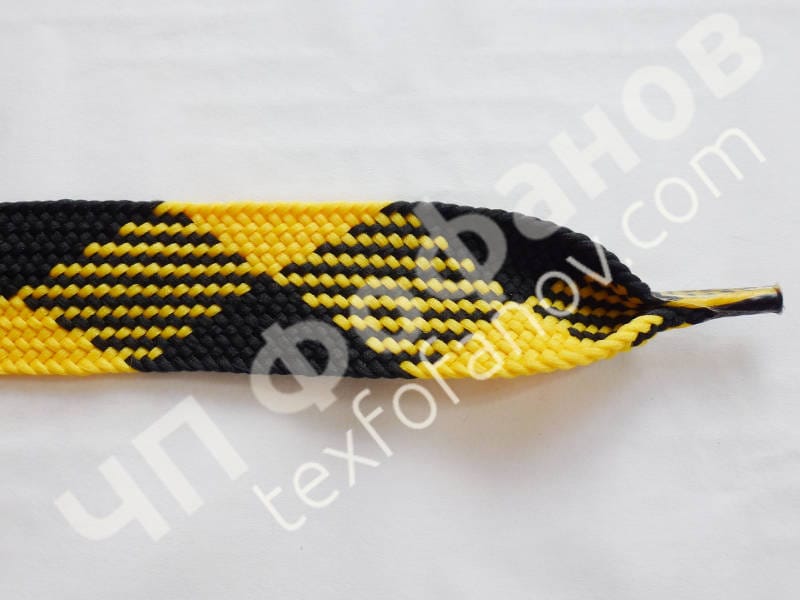 Laces 3 cm wide colored for shoes 120 cm - Image 3