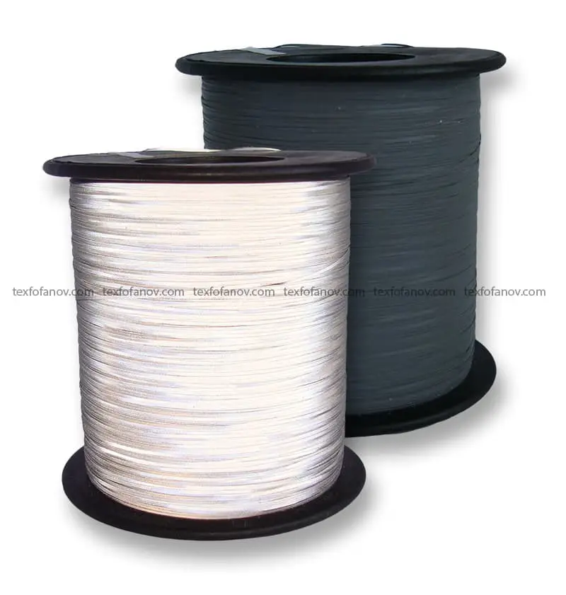 Reflective thread white - cold color 0.5 - 1 mm 2000 and 4000 meters