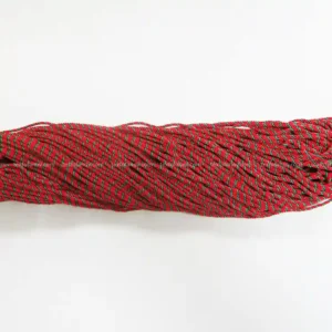 Twisted red-green polypropylene cord 3 mm / 100 m for Christmas and New Year decorations
